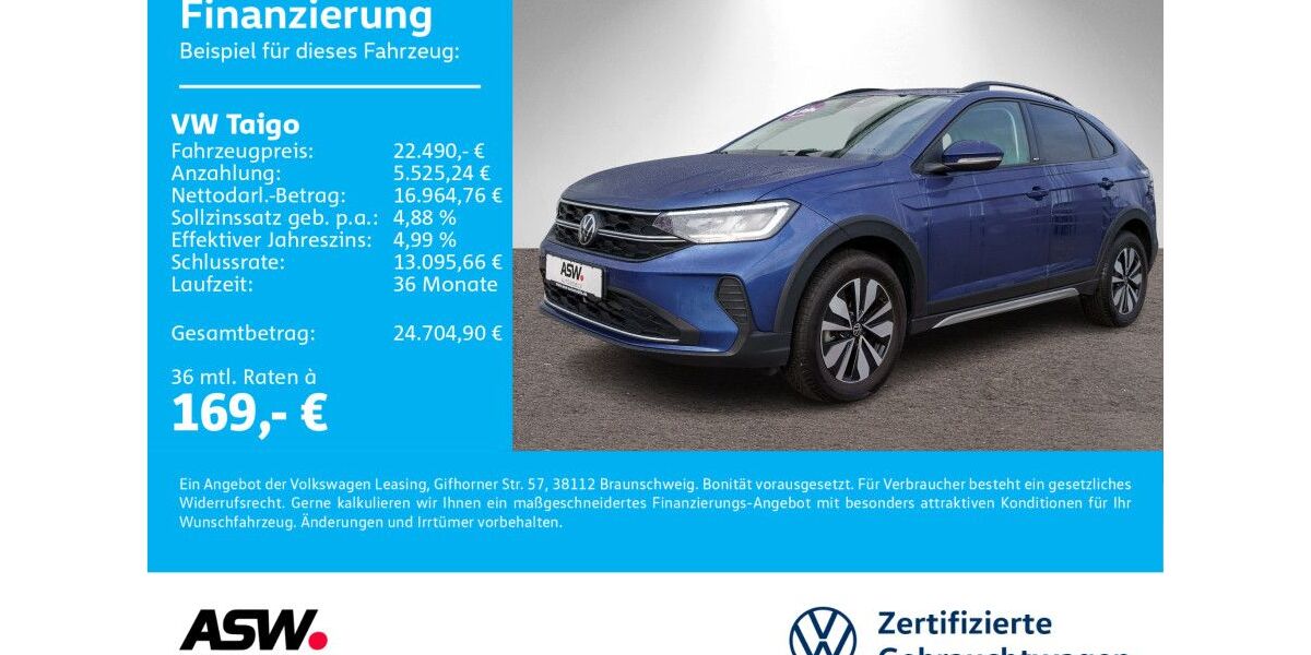 VW Taigo 17.900 km 22.490 &euro; Sinsheim 74889