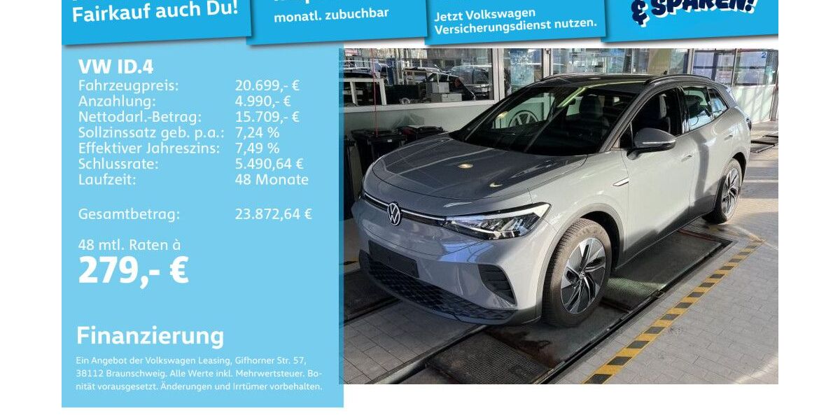 VW ID.4 45.601 km 19.992 &euro; Mannheim 68309