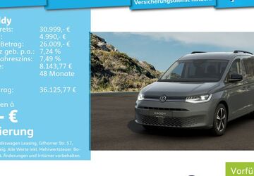 VW Caddy 5.900 km 29.996 &euro; Mannheim 68309