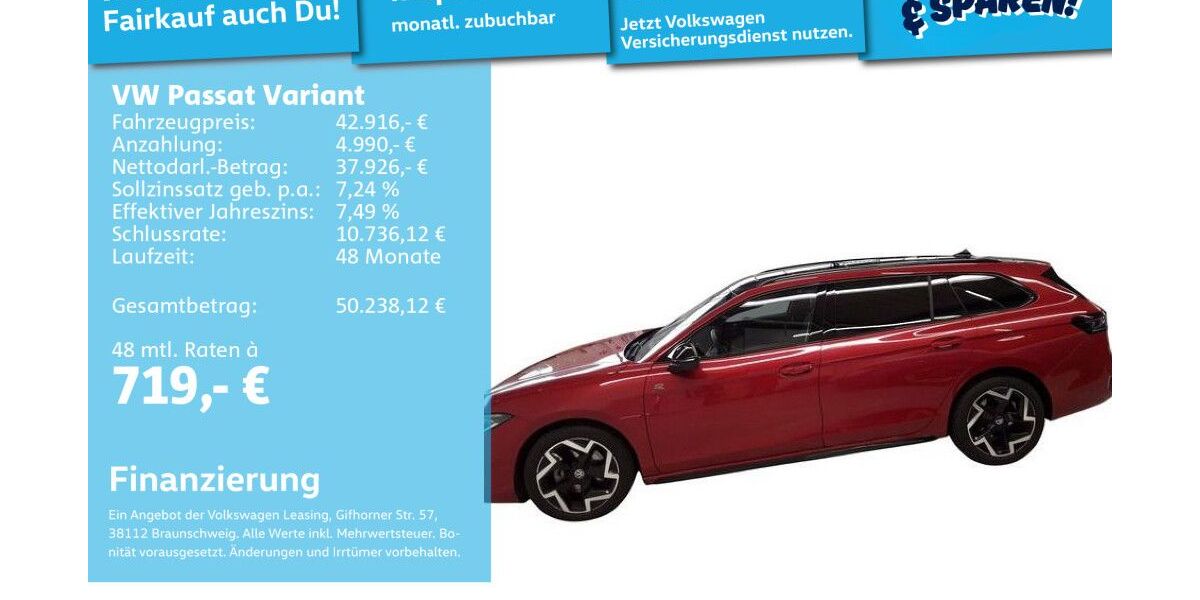 VW Passat Variant 24.097 km 41.995 &euro; Mannheim 68309