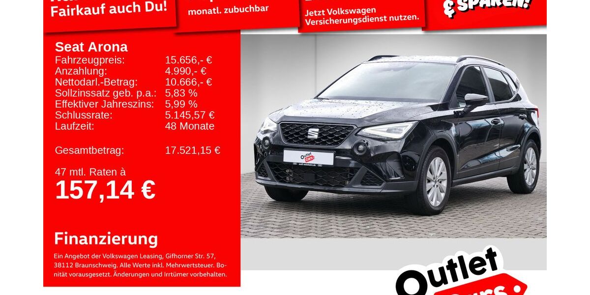 Seat Arona 67.567 km 15.499 &euro; Weinheim 69469