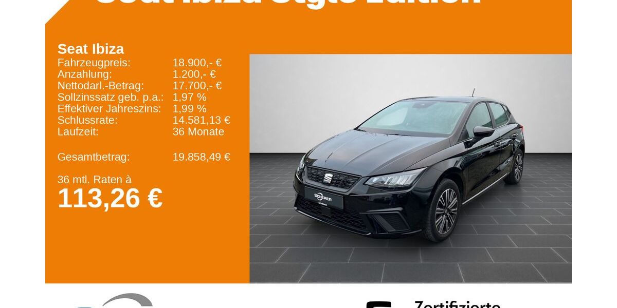 Seat Ibiza 17.511 km 18.900 &euro; Heidelberg 69123