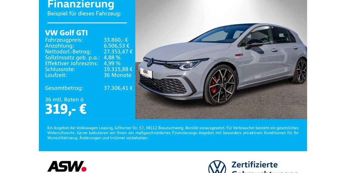 VW Golf 25.200 km 33.860 &euro; Sinsheim 74889