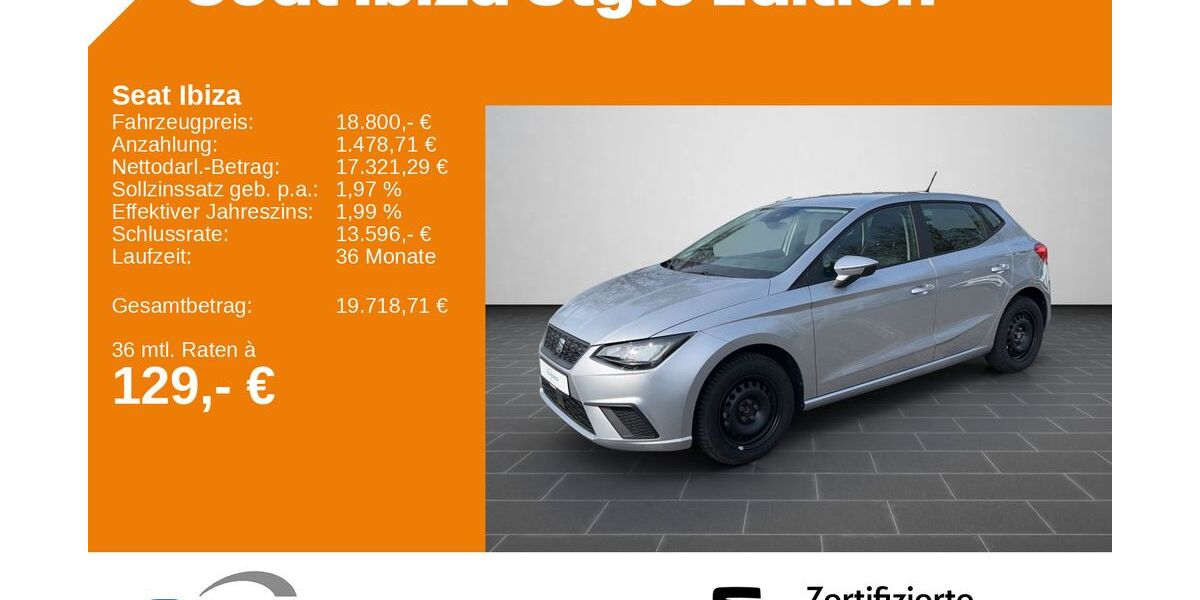Seat Ibiza 13.381 km 18.800 &euro; Ludwigshafen 67063