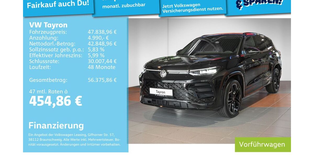 VW Tayron 26.900 km 43.990 &euro; Mannheim 68309