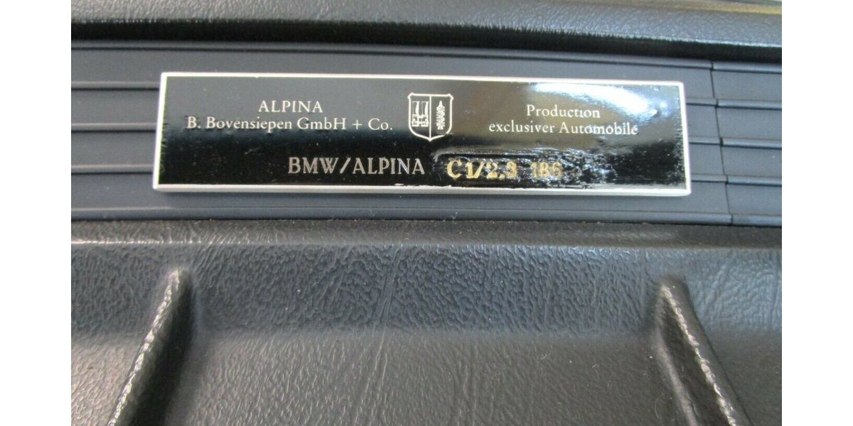 BMW 323i Alpina Umbau C 1 - 2.3 145.600 km 39.985 &euro; Hirschberg 69493