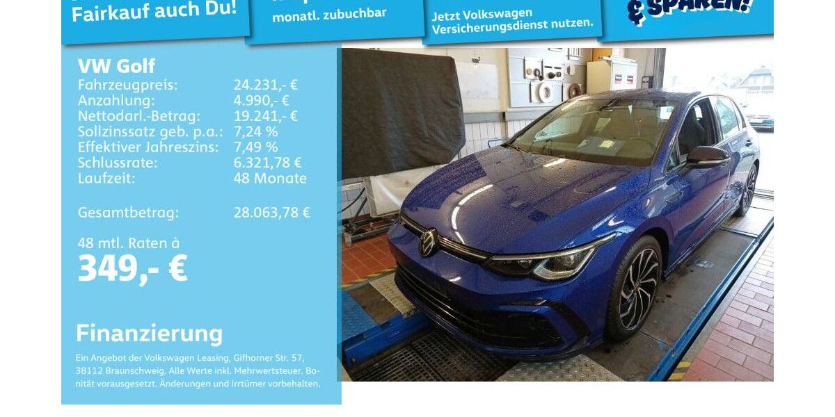 VW Golf 106.867 km 23.751 &euro; Mannheim 68309