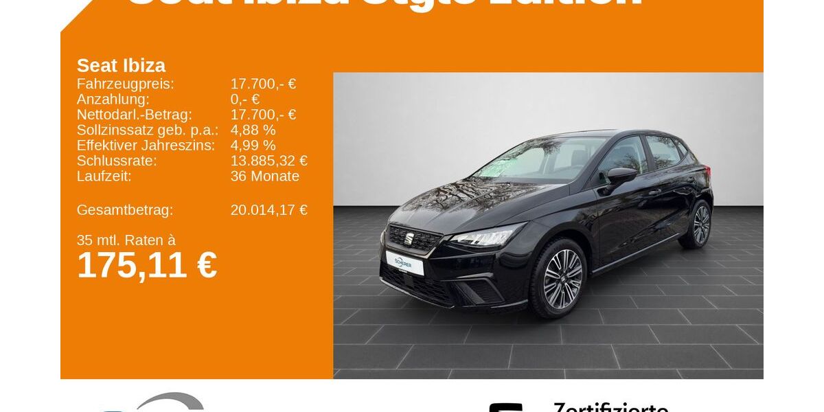 Seat Ibiza 20.445 km 18.200 &euro; Ludwigshafen 67063