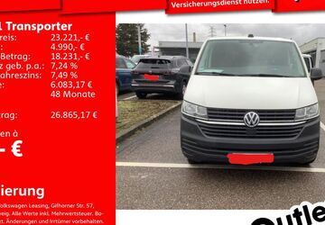 VW T6 Transporter 121.276 km 22.989 &euro; Mannheim 68309