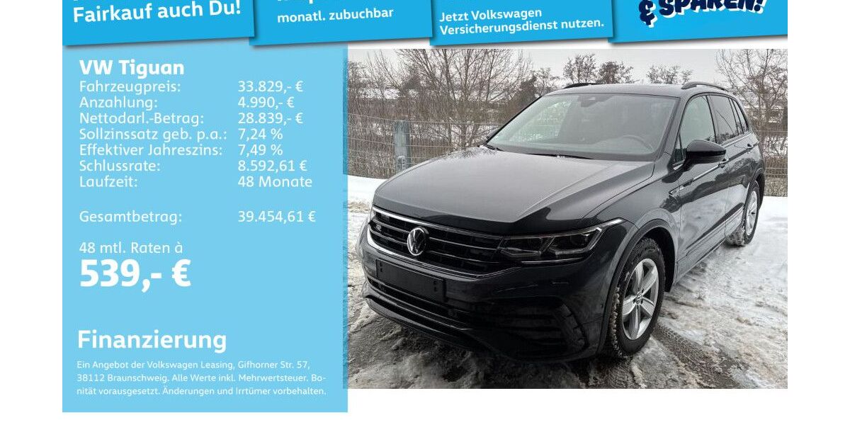 VW Tiguan 42.970 km 33.491 &euro; Mannheim 68309