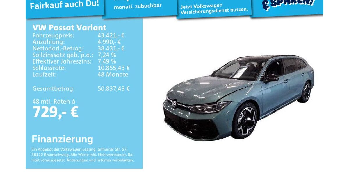 VW Passat Variant 22.690 km 41.992 &euro; Mannheim 68309