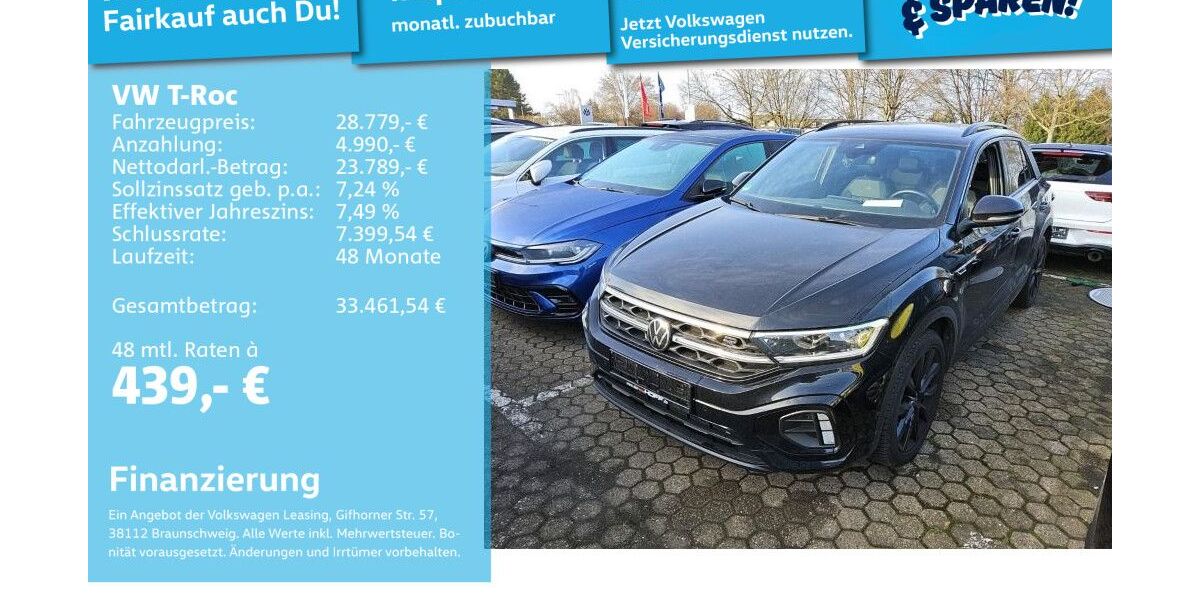 VW T-Roc 20.754 km 28.491 &euro; Mannheim 68309
