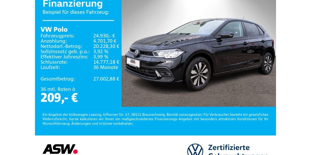 VW Polo 15.500 km 24.260 &euro; Sinsheim 74889