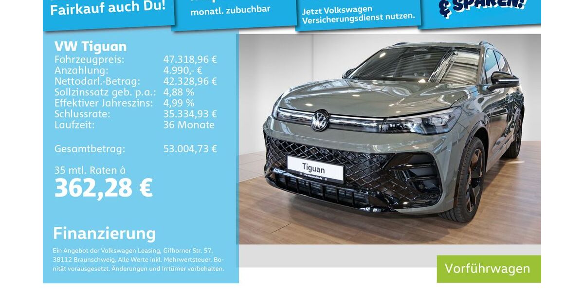 VW Tiguan 9.900 km 45.499 &euro; Mannheim 68309