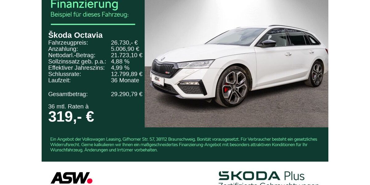 Skoda Octavia 117.000 km 24.790 &euro; Sinsheim 74889