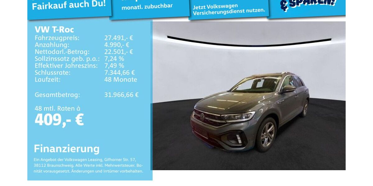 VW T-Roc 69.812 km 26.722 &euro; Mannheim 68309