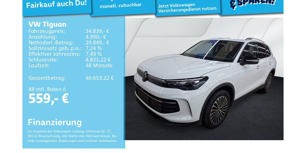 VW Tiguan 19.928 km 34.491 &euro; Mannheim 68309