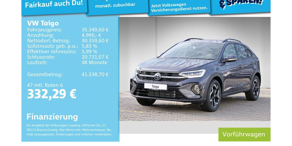 VW Taigo 9.900 km 31.990 &euro; Mannheim 68309