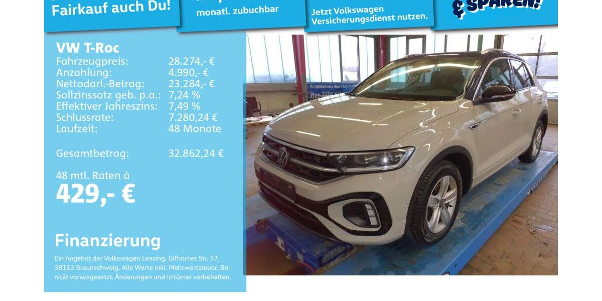 VW T-Roc 55.721 km 27.991 &euro; Mannheim 68309