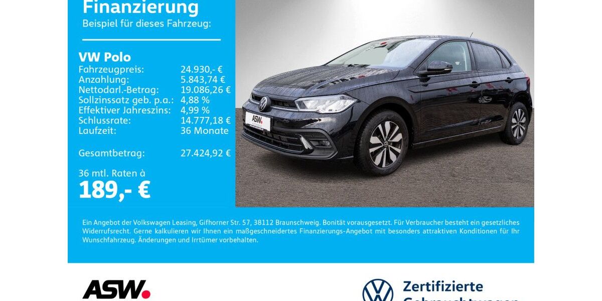 VW Polo 15.500 km 24.260 &euro; Sinsheim 74889