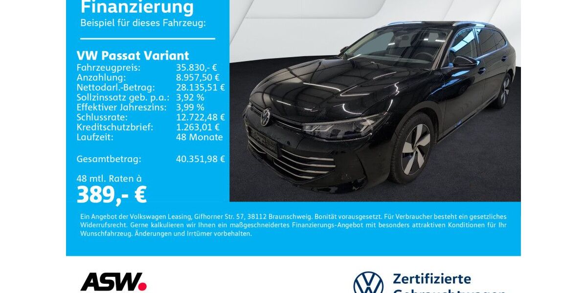 VW Passat Variant 25.900 km 34.430 &euro; Sinsheim 74889