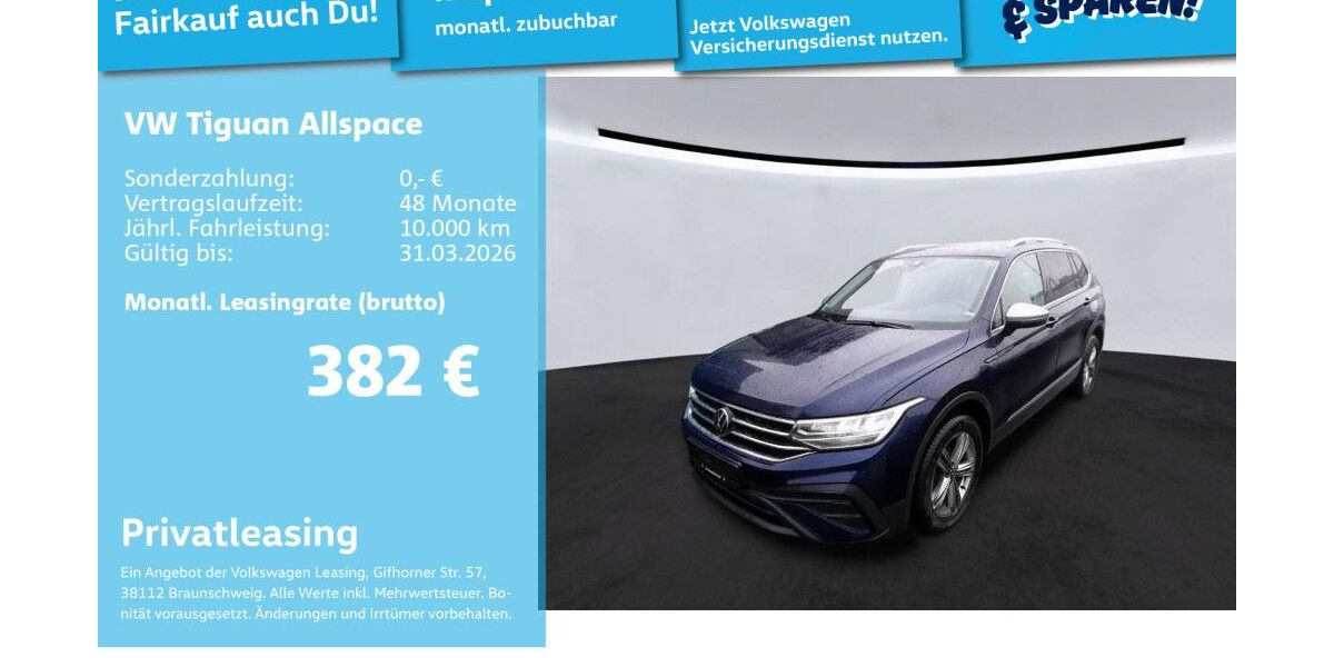 VW Tiguan Allspace 99.257 km 27.292 &euro; Mannheim 68309