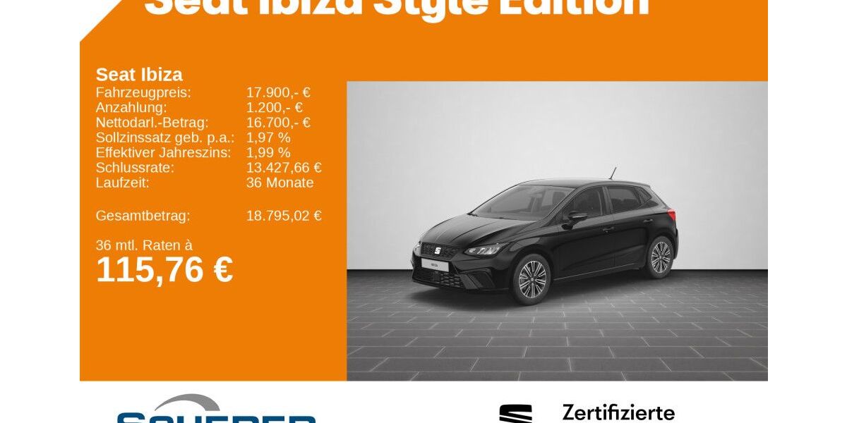 Seat Ibiza 25.246 km 17.900 &euro; Ludwigshafen 67063