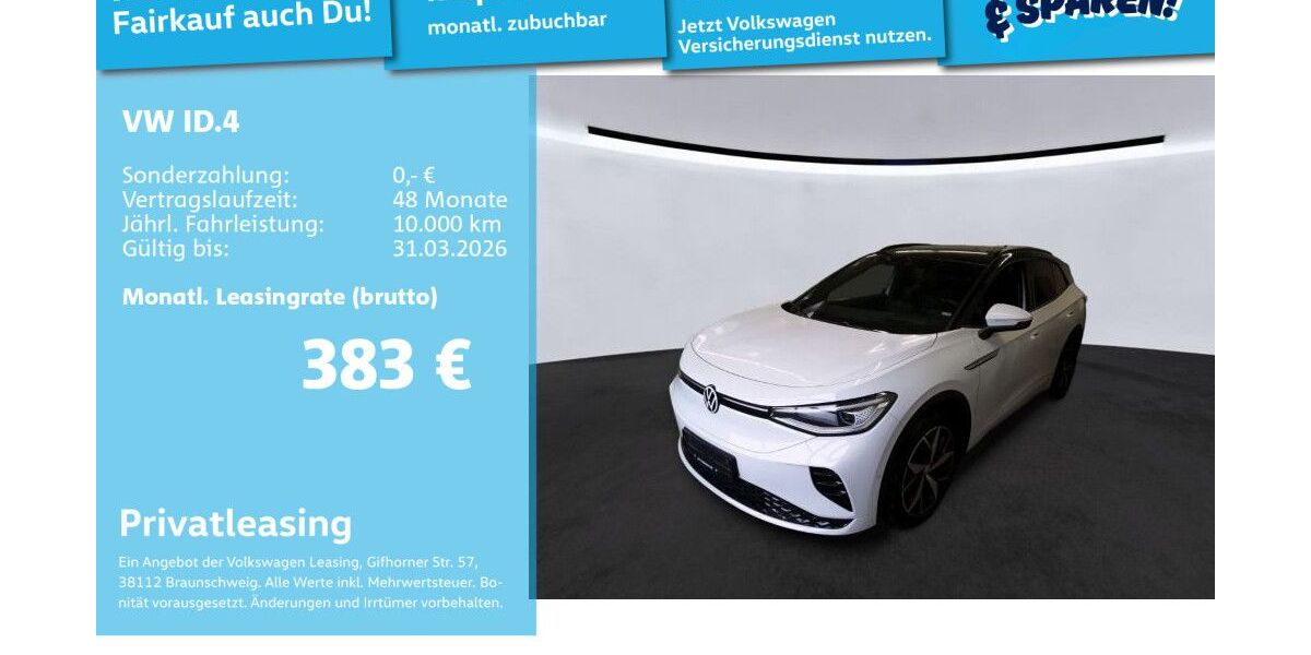 VW ID.4 64.037 km 27.799 &euro; Mannheim 68309