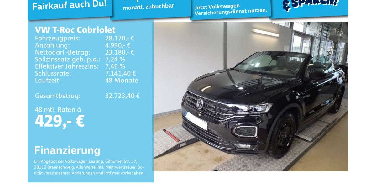 VW T-Roc 24.807 km 27.888 &euro; Mannheim 68309