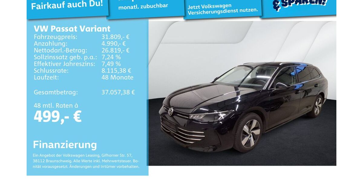 VW Passat Variant 25.296 km 31.491 &euro; Mannheim 68309