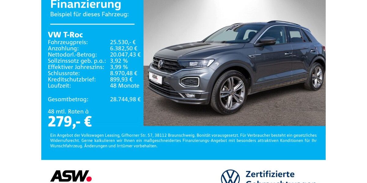 VW T-Roc 38.800 km 25.530 &euro; Sinsheim 74889