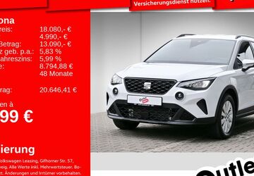 Seat Arona 14.240 km 17.899 &euro; Weinheim 69469