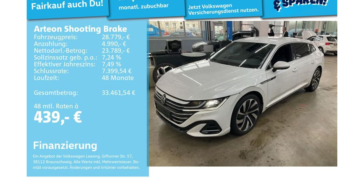 VW Arteon 71.340 km 28.491 &euro; Mannheim 68309
