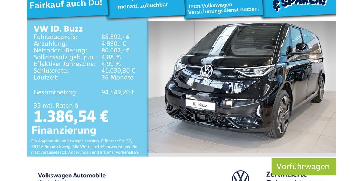 VW ID. Buzz 9.900 km 82.300 &euro; Mannheim 68309