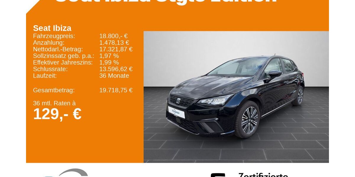 Seat Ibiza 14.749 km 18.800 &euro; Ludwigshafen 67063