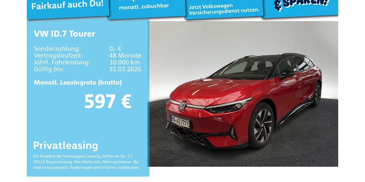 VW ID.7 14.999 km 48.500 &euro; Mannheim 68309