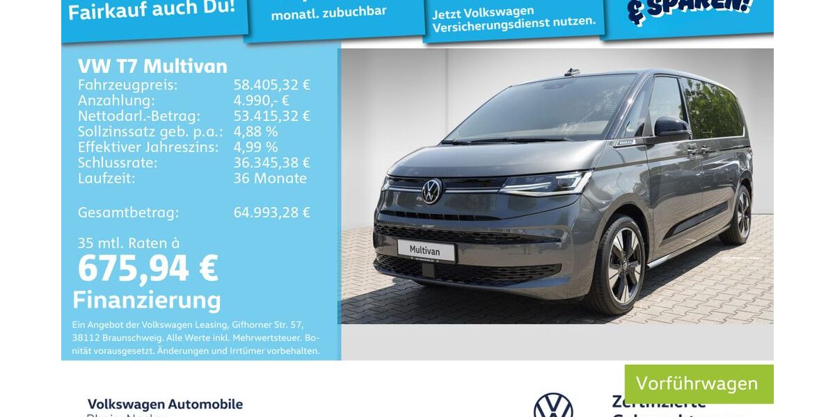 VW T7 Multivan 29.990 km 53.499 &euro; Mannheim 68309