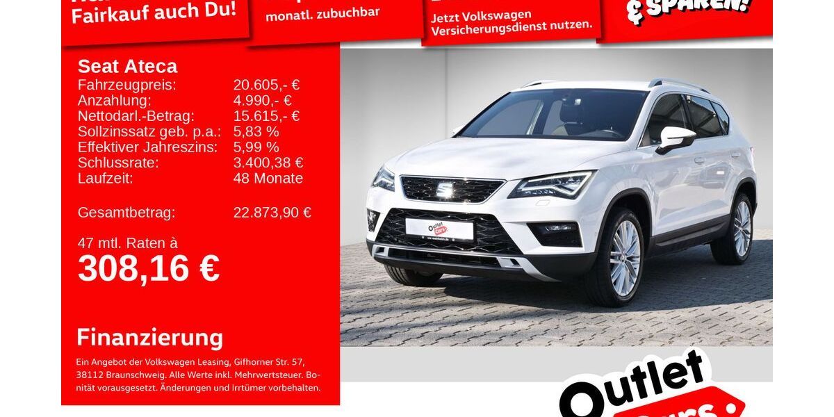 Seat Ateca 59.212 km 19.329 &euro; Weinheim 69469