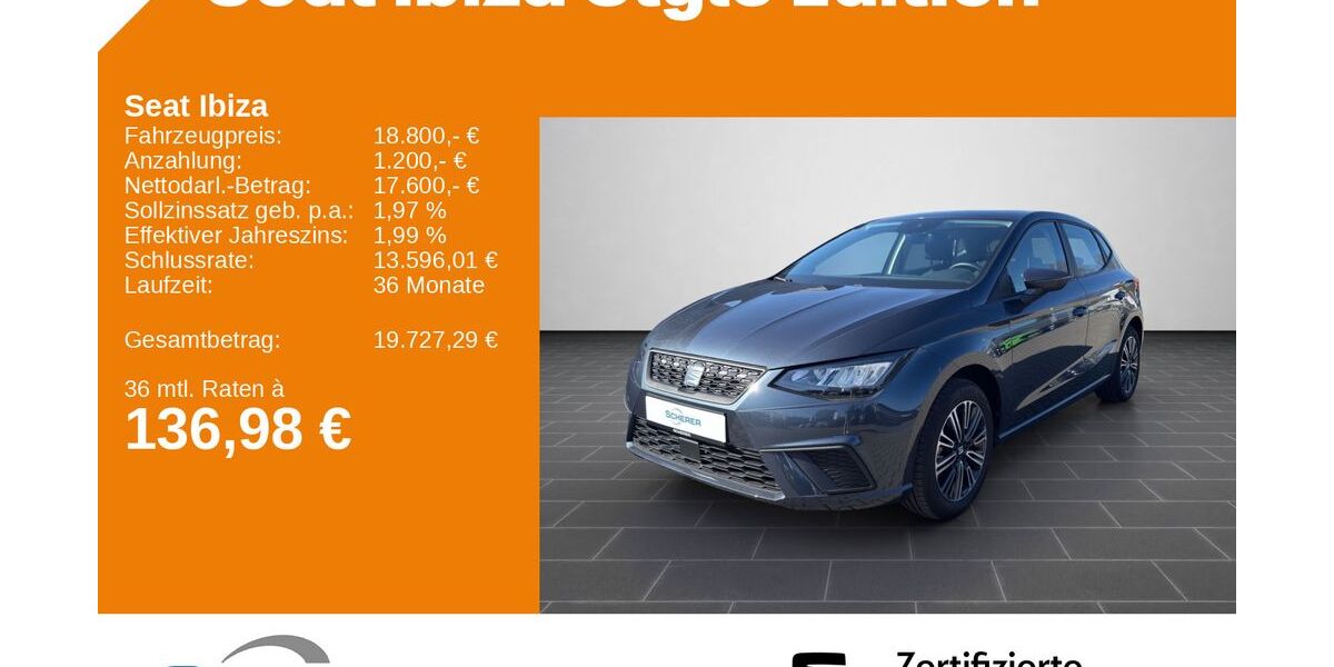 Seat Ibiza 13.696 km 18.800 &euro; Ludwigshafen 67063