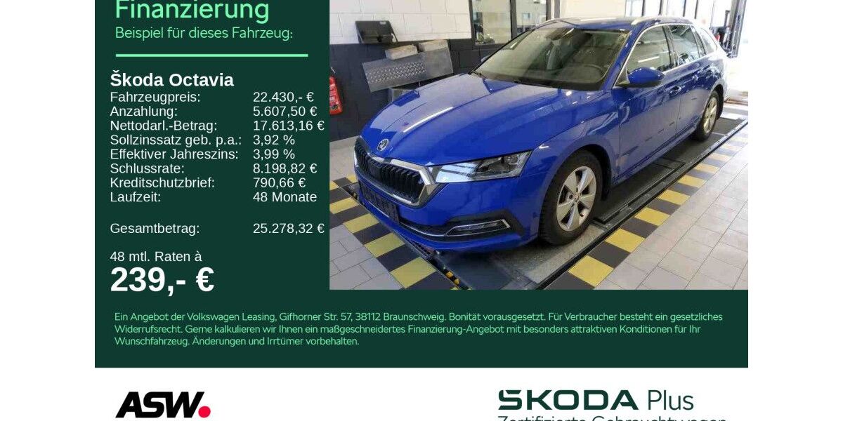 Skoda Octavia 105.800 km 22.430 &euro; Sinsheim 74889