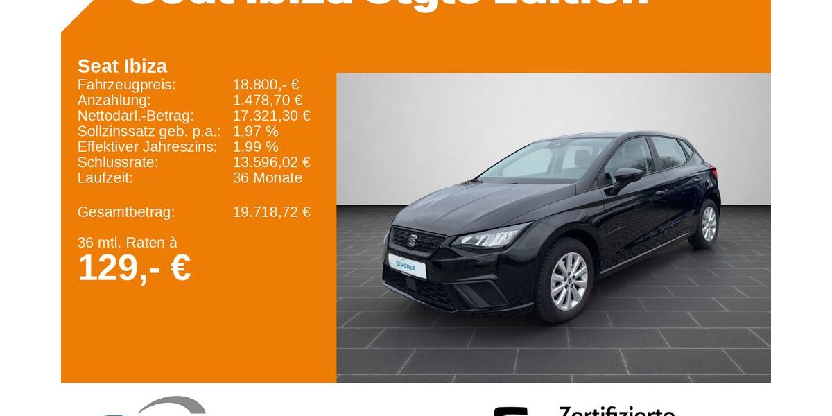 Seat Ibiza 4.875 km 18.800 &euro; Ludwigshafen 67063