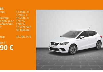 Seat Ibiza 22.263 km 17.900 &euro; Ludwigshafen 67063